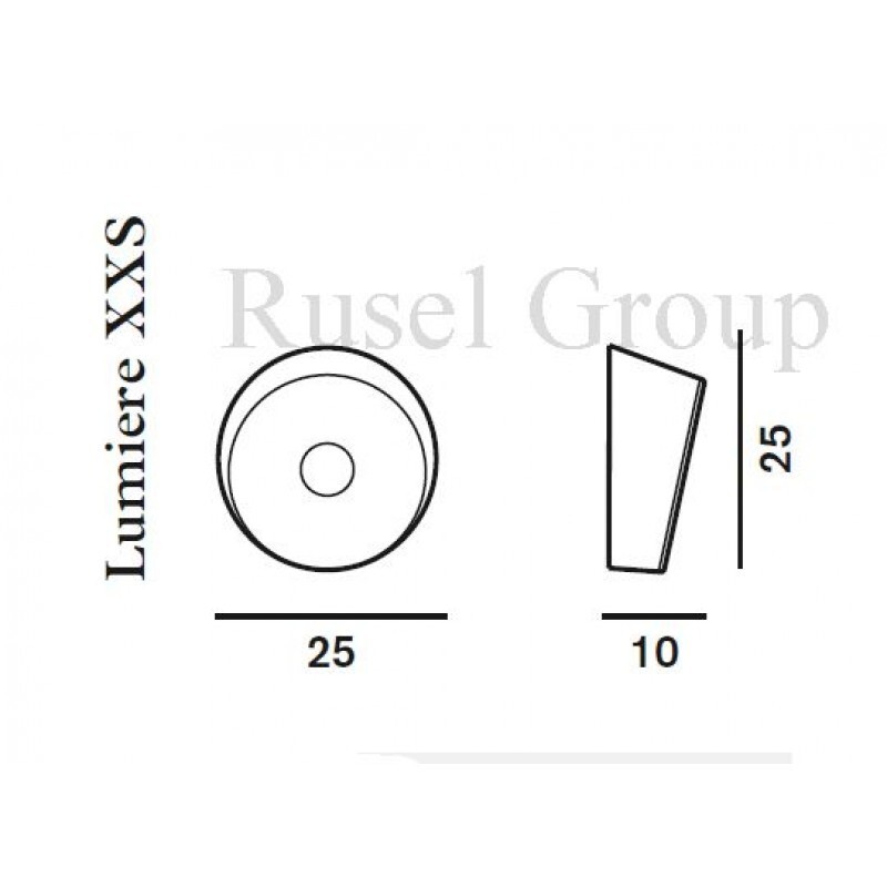 Настенный светильник Foscarini Lumiere XXS parete