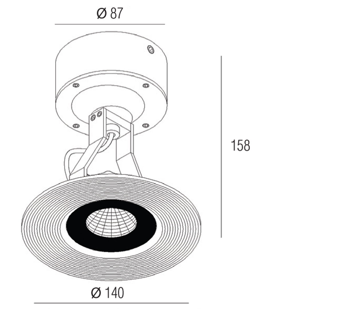 Накладной светодиодный светильник Donolux DL18411/11WW-White