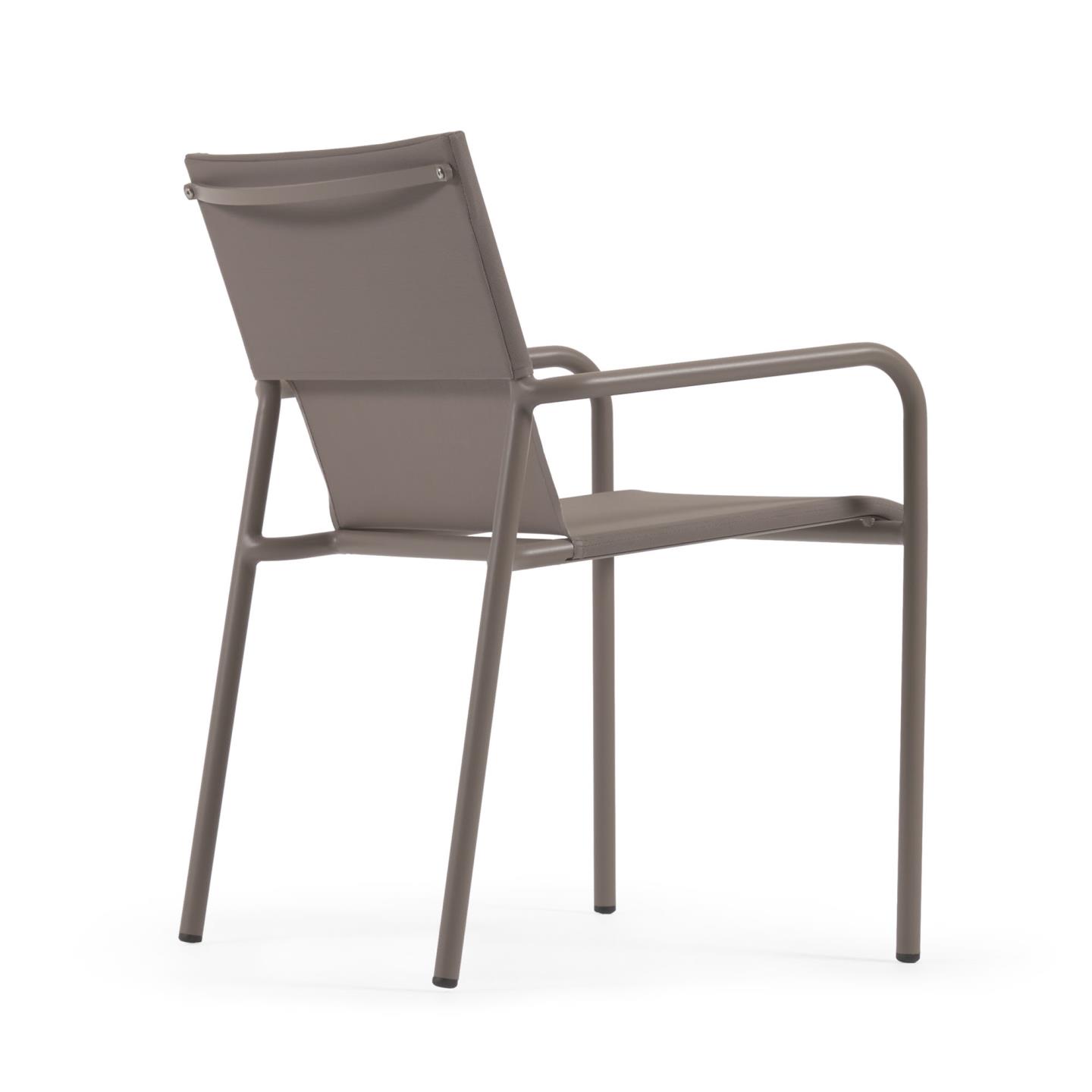 Zaltana Алюминиевый стул для улицы коричневый матовый цвет La Forma 117352