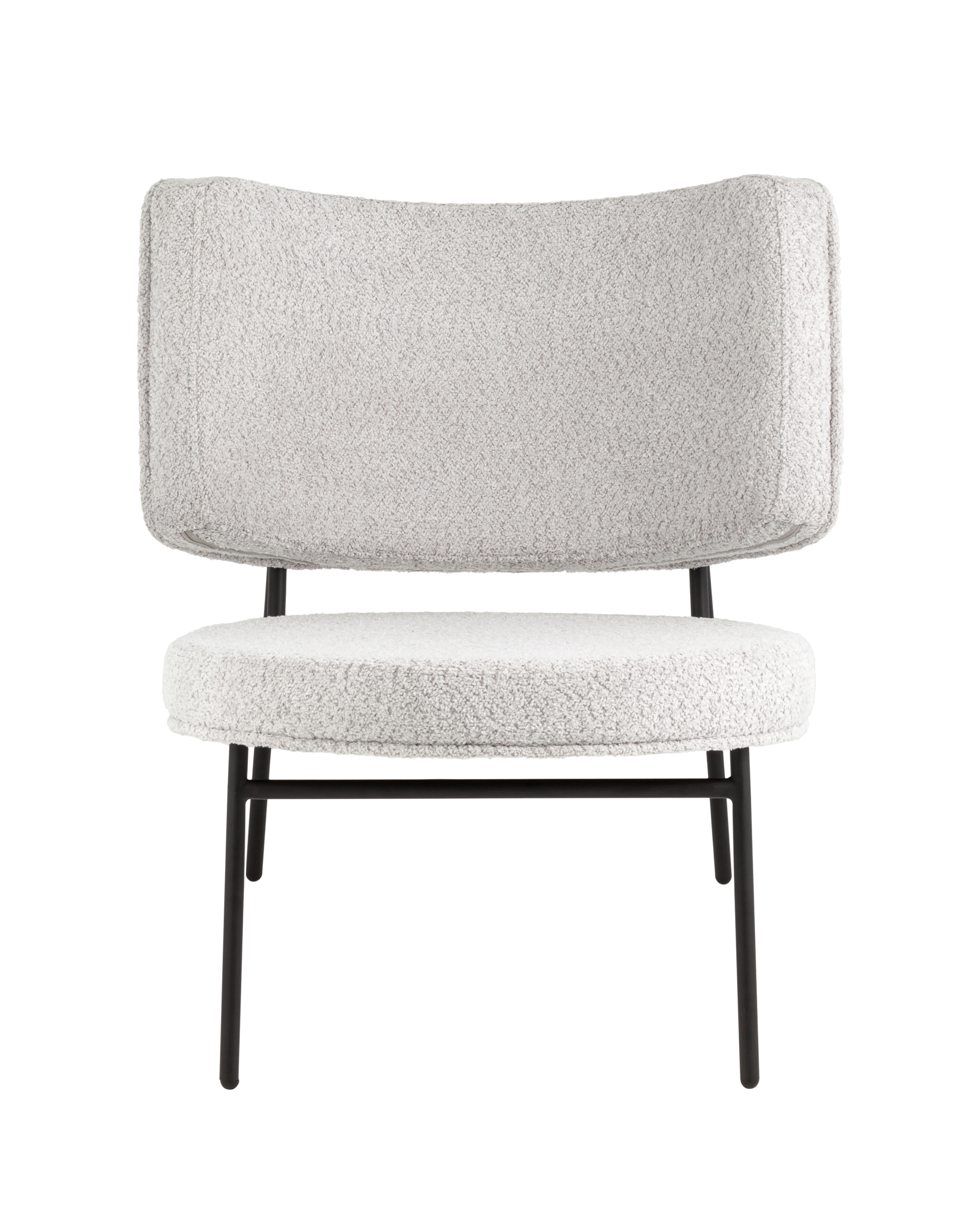 Кресло District Lounge букле светло-серый Stool Group
