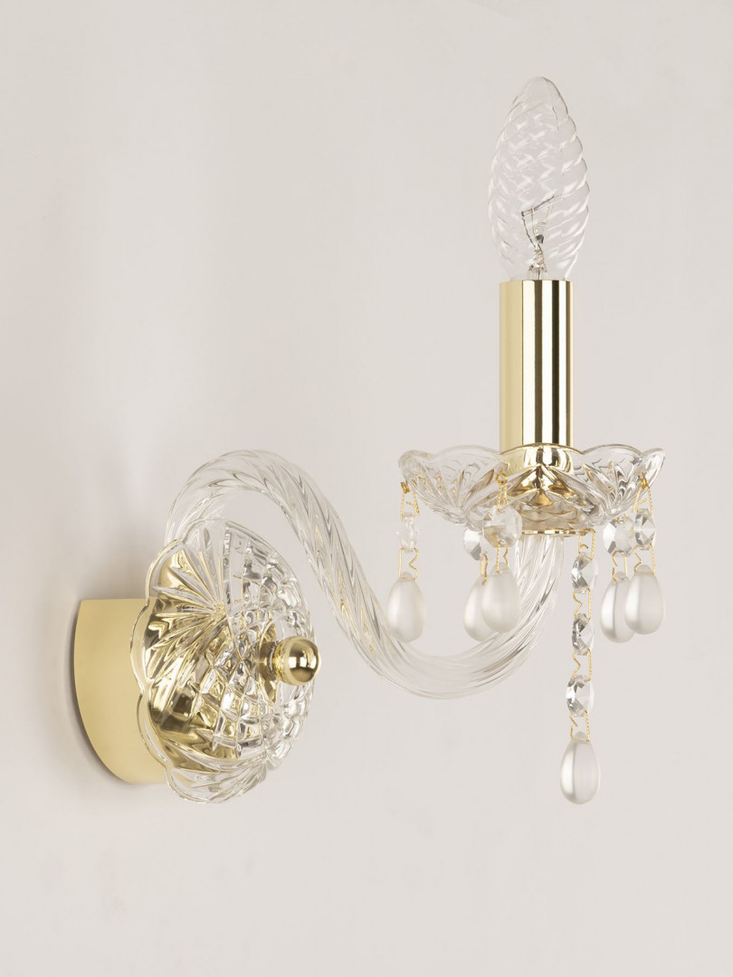 Бра хрустальные 112B/1/141 G V0300 Bohemia Ivele Crystal
