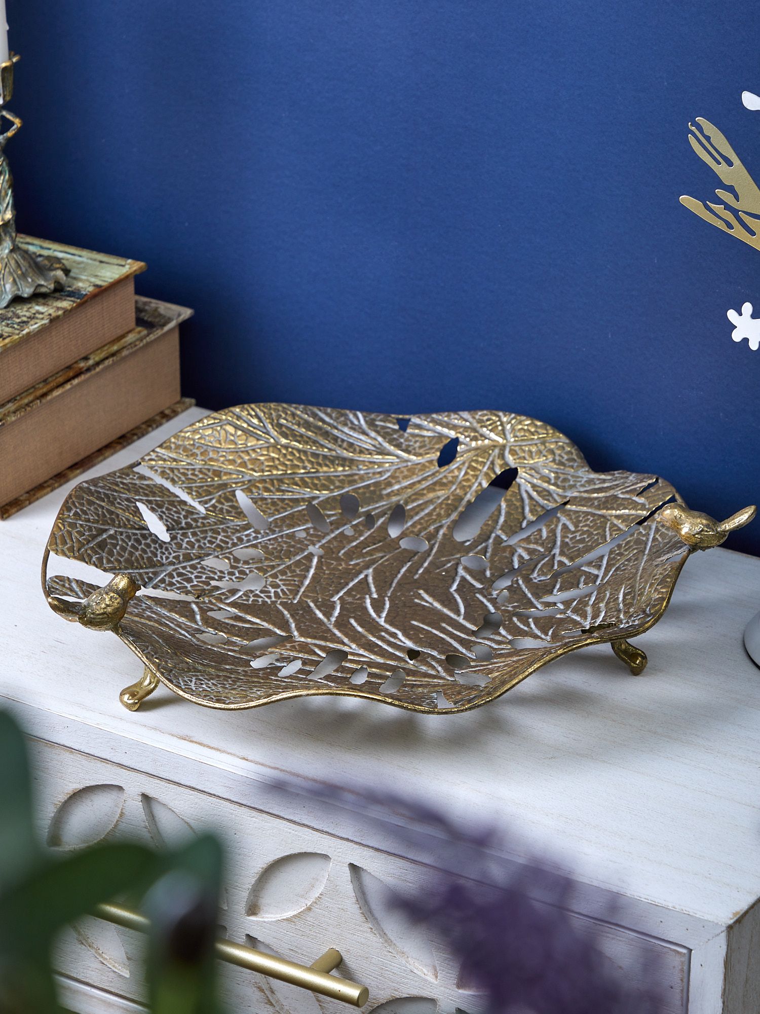 Блюдо с птичками Glasar 57-376/1