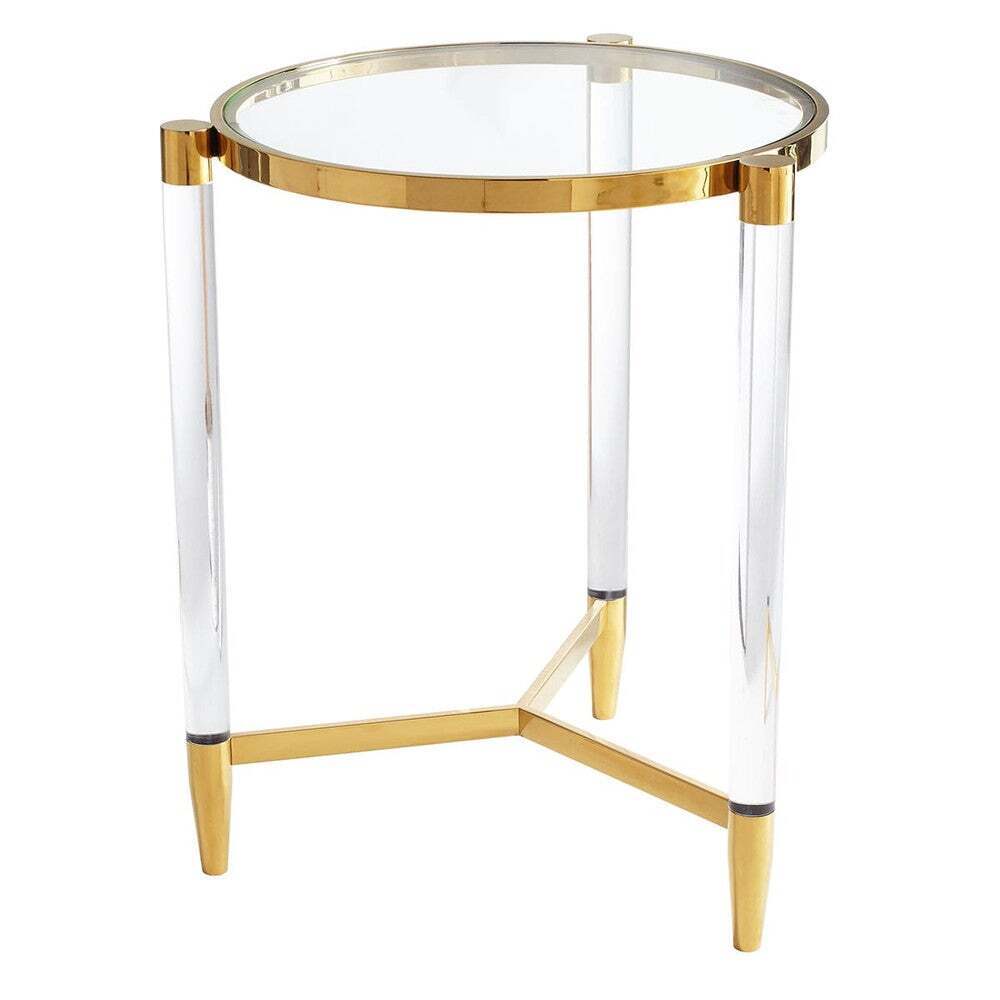 Круглый журнальный столик Стерлинг Louvre Home LHT100G