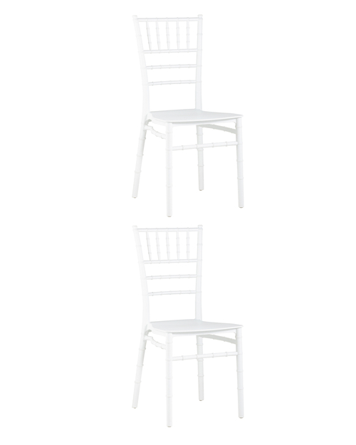 Стул Chiavari (Кьявари) пластик белый 2 шт. Stool Group