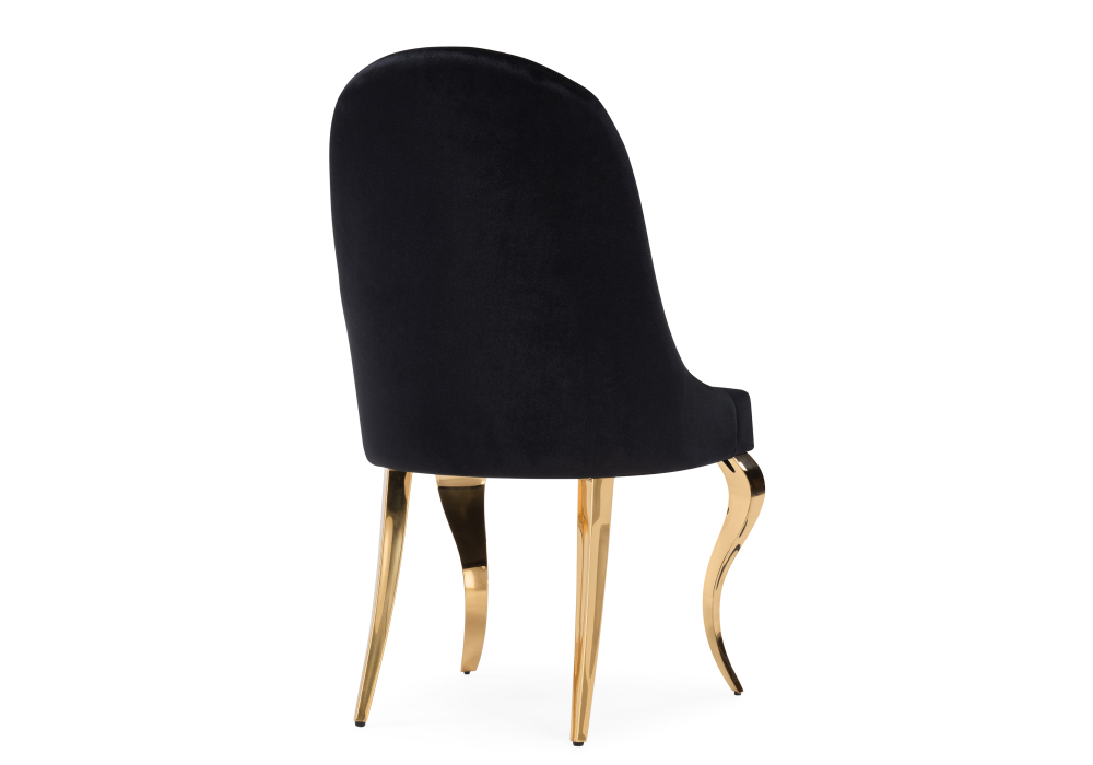 Стул Woodville Gustav black / gold 15384