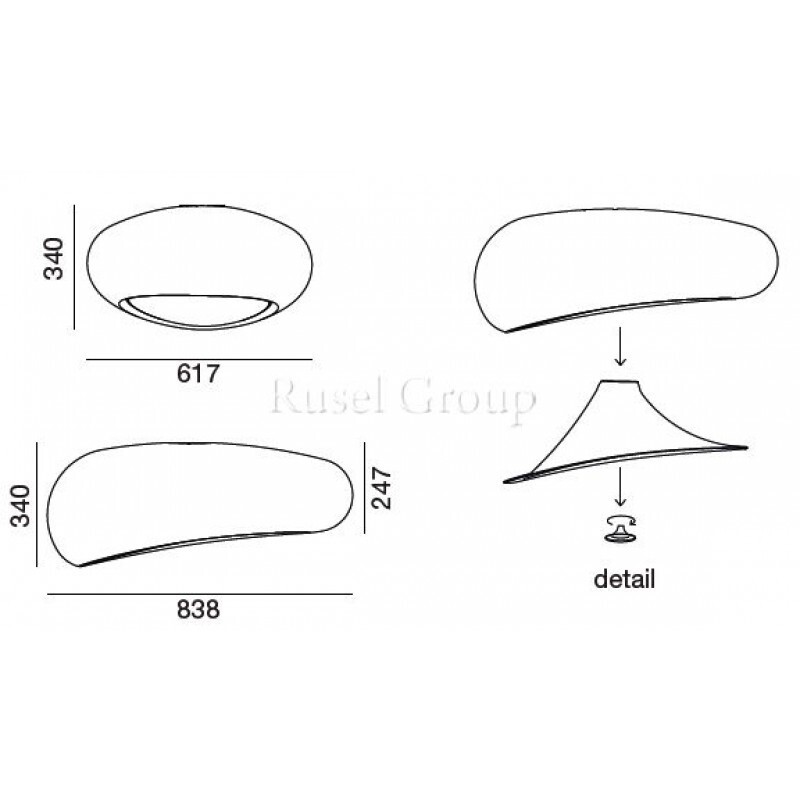Потолочный светильник Linea Light Dunia 7472 (10482)