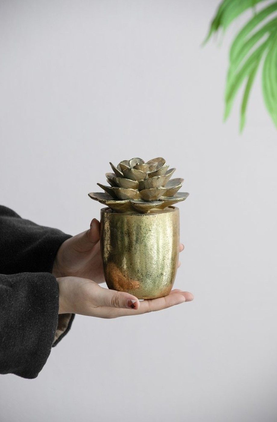 Фигурка Горшочек с цветком Glasar 77120