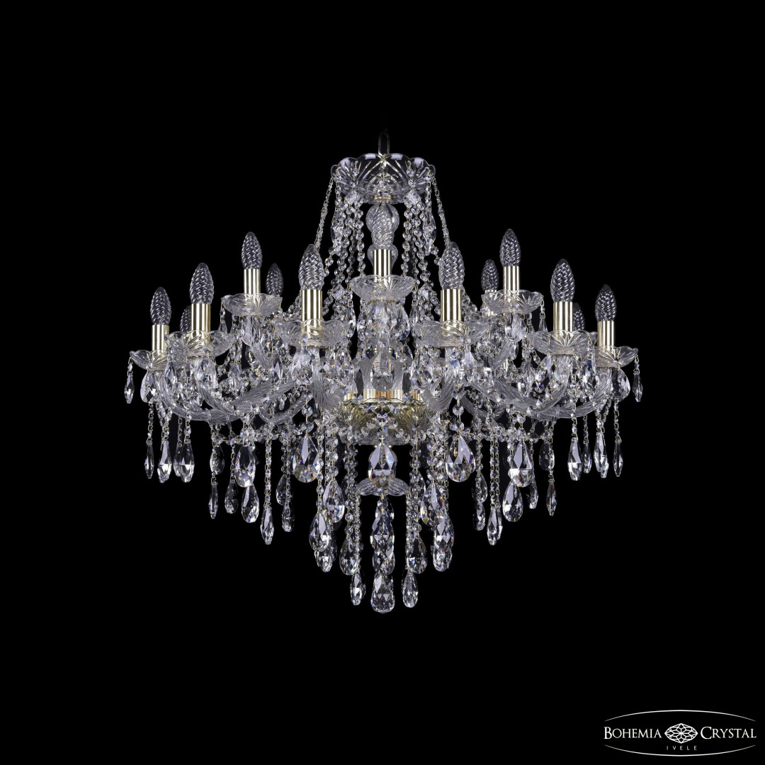 Люстра хрустальная 1415/12+6/300 G