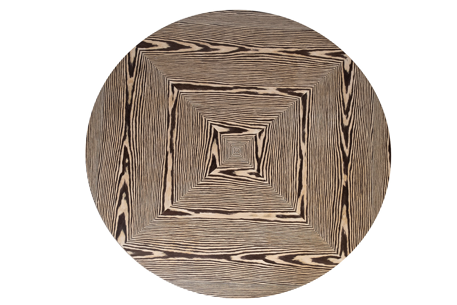 Стол журнальный Zebrano круглый Garda Decor 58DB-23188