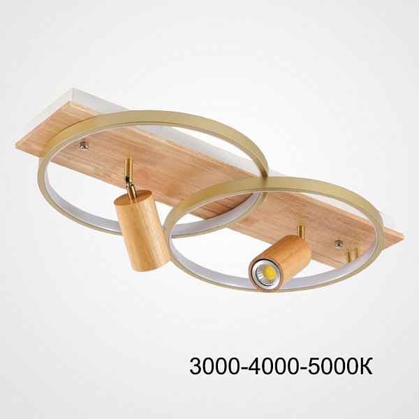 Потолочный светильник DIDRIKA L65 Light Brown Трехцветный свет by ImperiumLoft