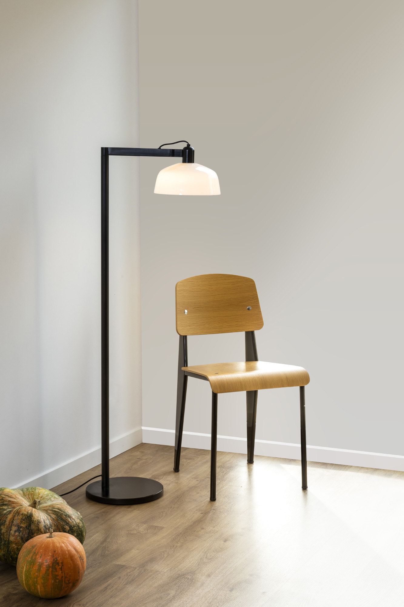 Белый торшер Tatawin 1xE27 Faro