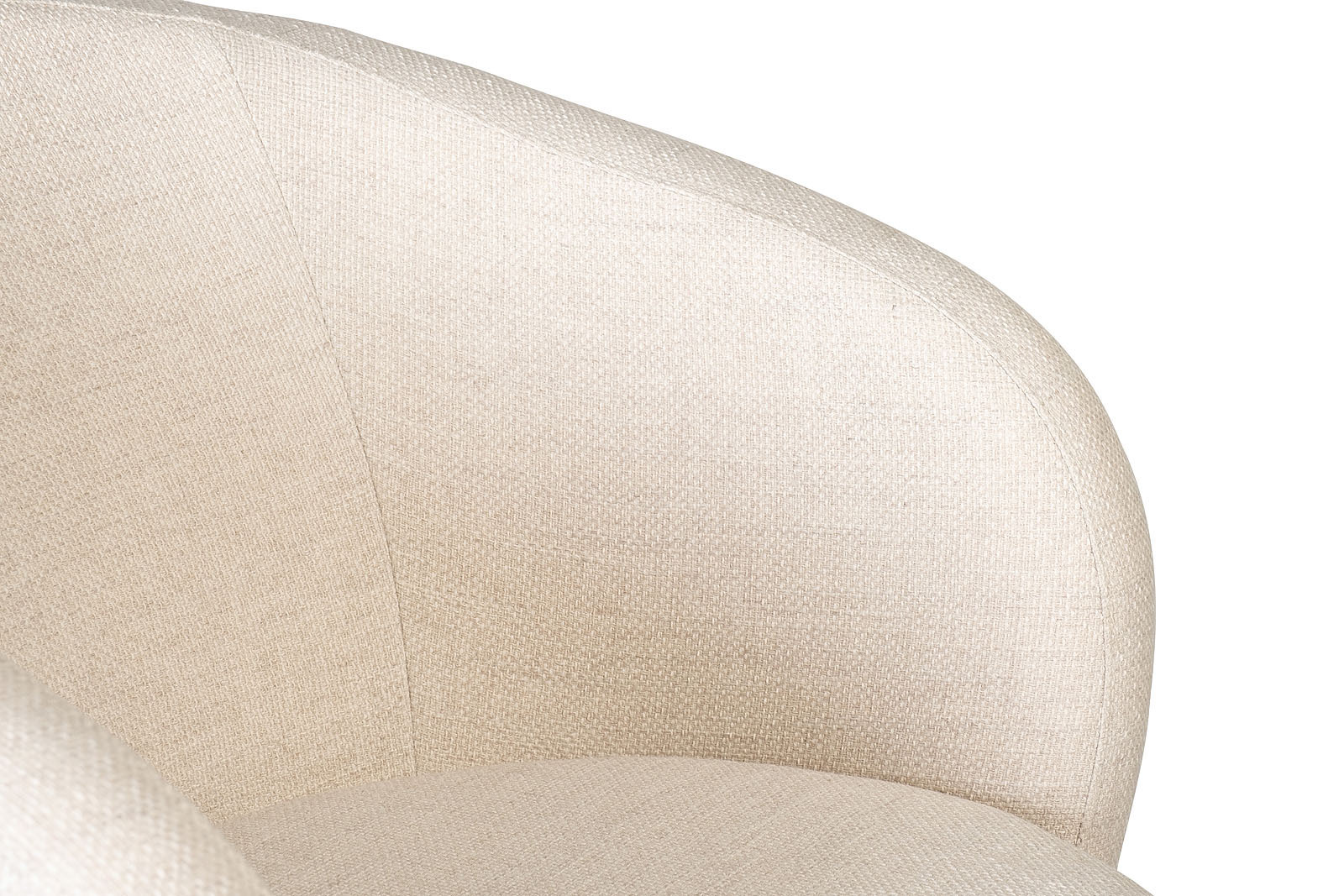 Кресло Napoli вращающееся бежевая рогожка Garda Decor Napoli-2K-БЕЖ-Melange100