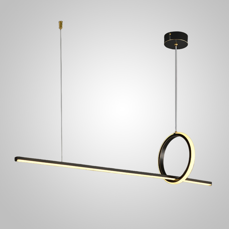 Подвесной светильник MOFFIT B LONG L90 Black by ImperiumLoft