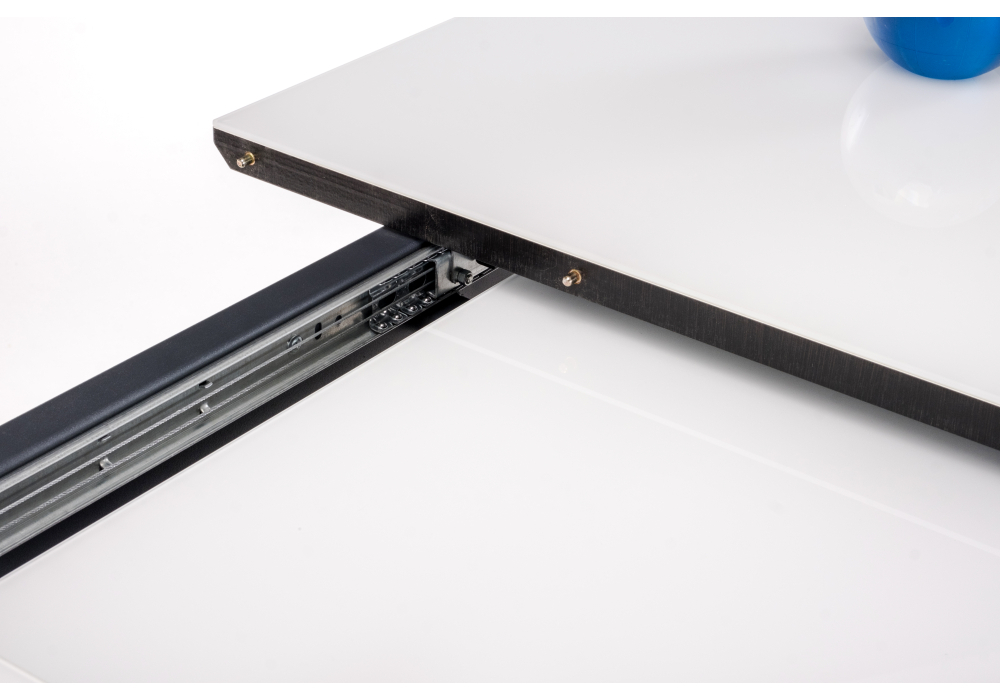 Стол стеклянный Woodville Фернан венге / белый 462379