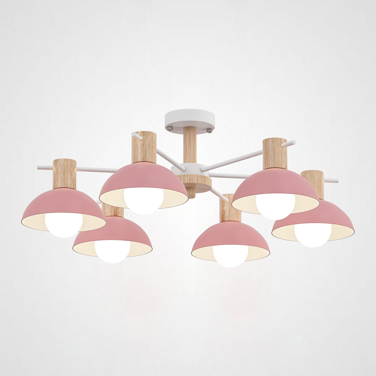 Люстра на штанге DOS D68 Pink by ImperiumLoft