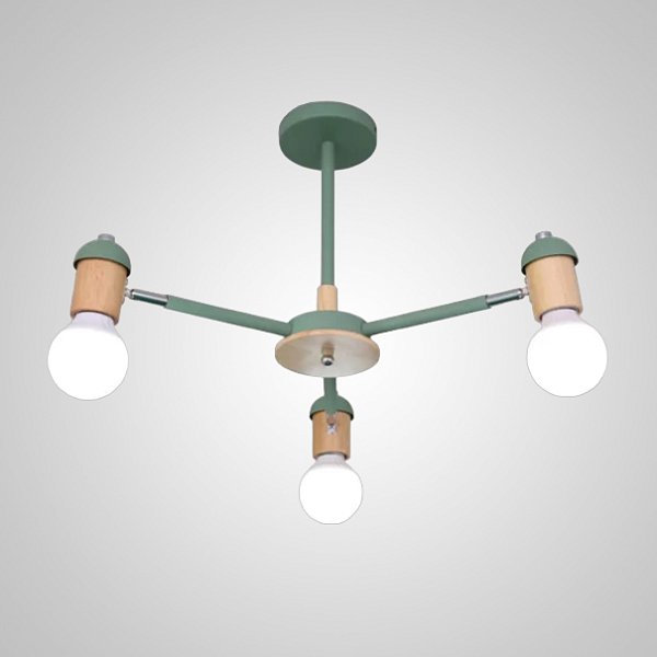 Люстра на штанге MERE D55 Green by ImperiumLoft