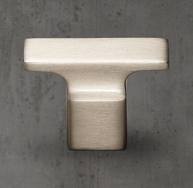 Ручка-кнопка Restoration Hardware Colliers L.3.8 Satin Nickel