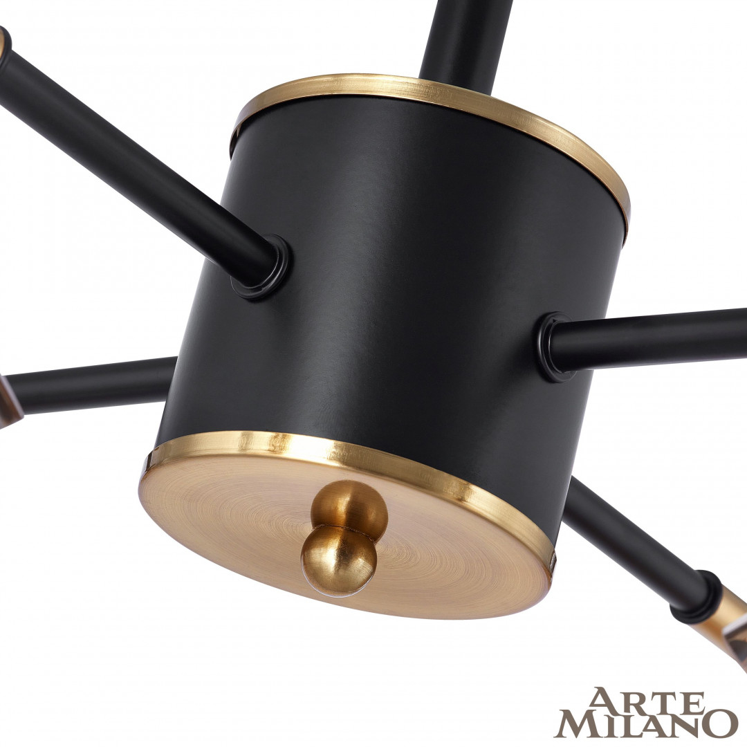 Люстра 276708/8 BK/GD Arte Milano