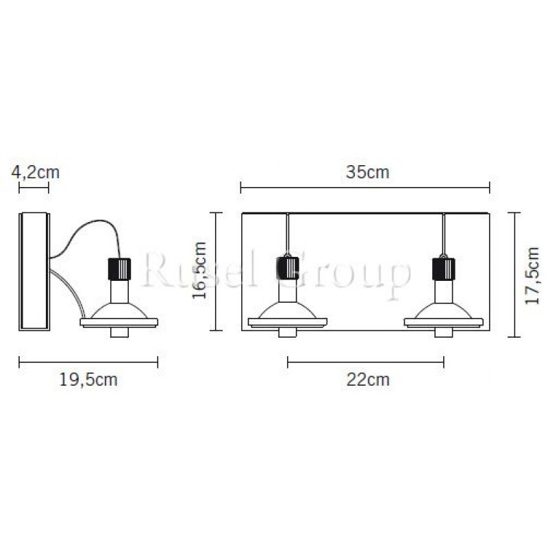 Настенно-потолочный светильник Fabbian Book D85 G11 61