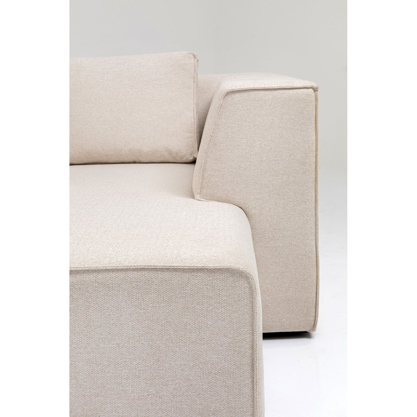 Диван угловой левосторонний Infinity Ottomane Creme Right KARE 85494