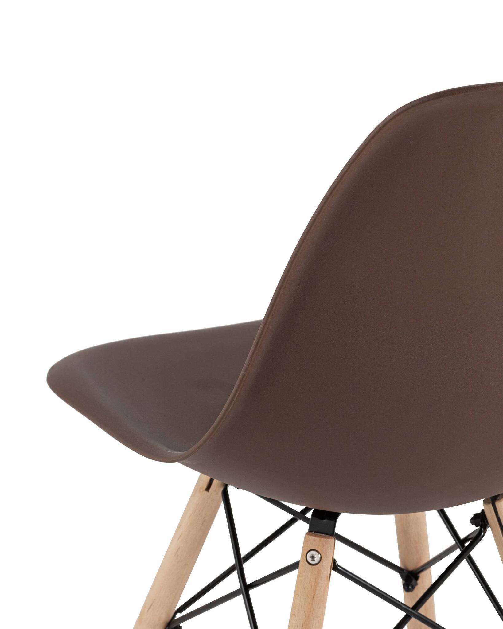 Стул Style DSW коричневый x4 Stool Group