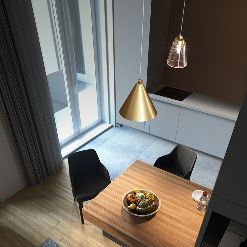 Подвесной светильник ADRIELL black brass by ImperiumLoft