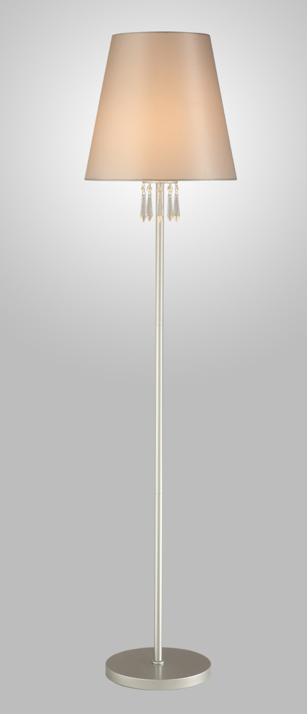 Торшер Crystal Lux RENATA PT1 SILVER