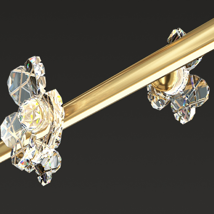 Потолочная люстра CAMILIA CH D100 Brass by ImperiumLoft