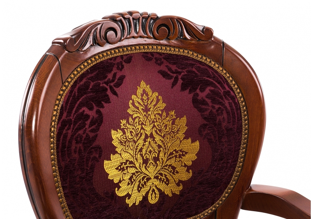 Стул деревянный Woodville Кресло Adriano 2 вишня / патина 438332