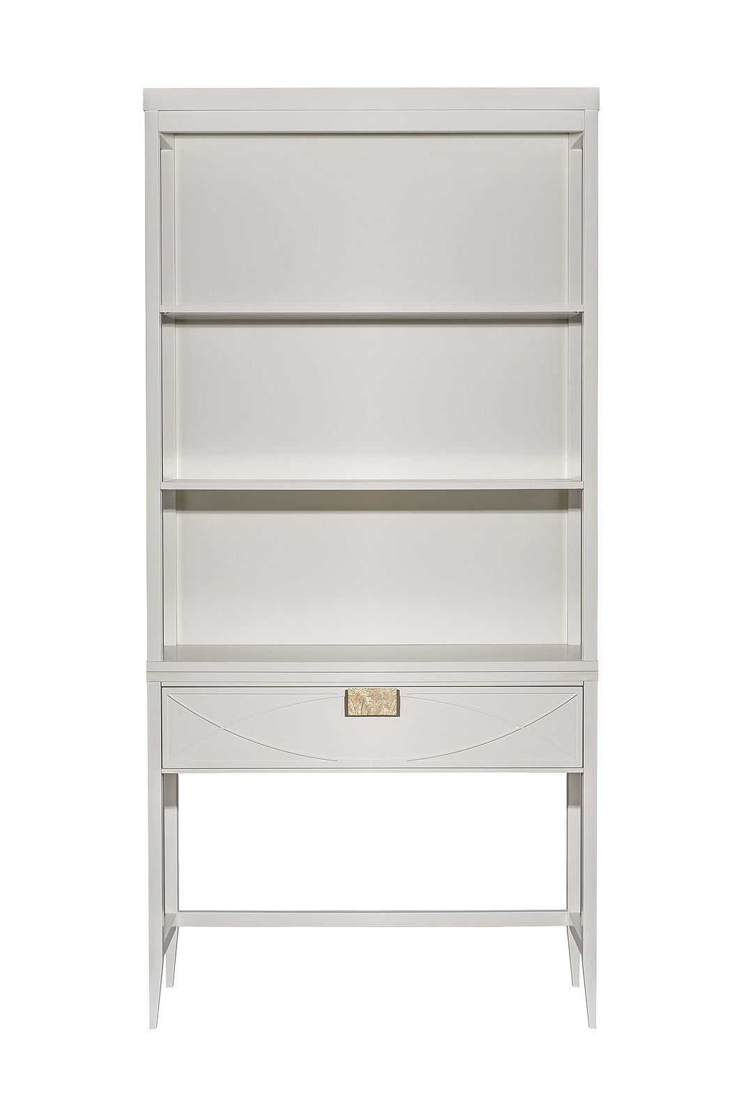 Шкаф-витрина открытый широкий с консолью с 1-м ящиком Garda Decor 151SV-000022