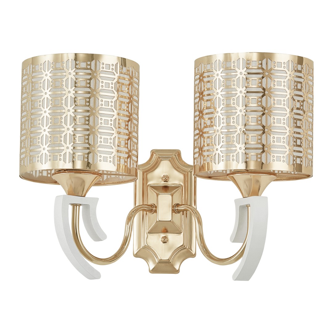 Бра с плафонами 308857/2W Wh/Gd Arte Milano