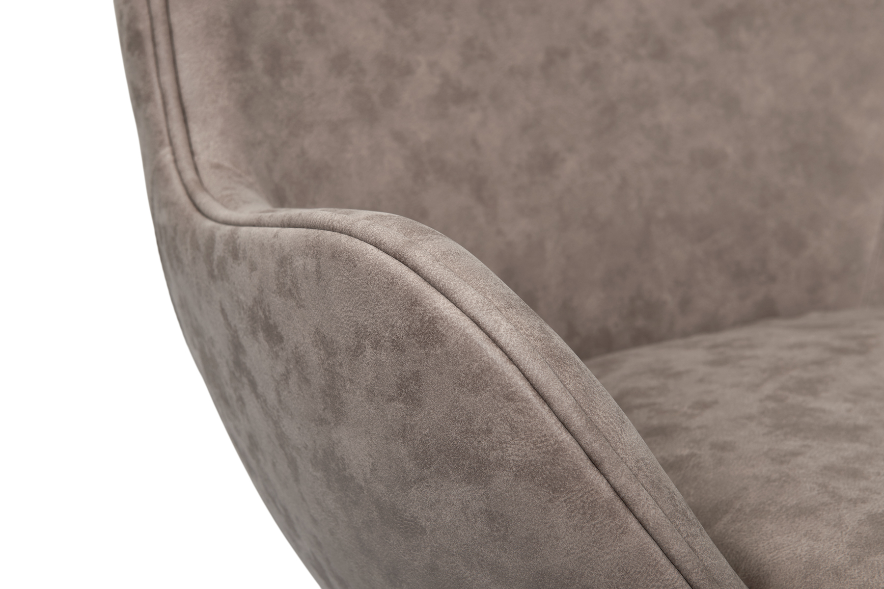 Кресло EGG CHAIR бледно-коричневый матовый с эффектом состаренная кожа Bradex Home FR 0253