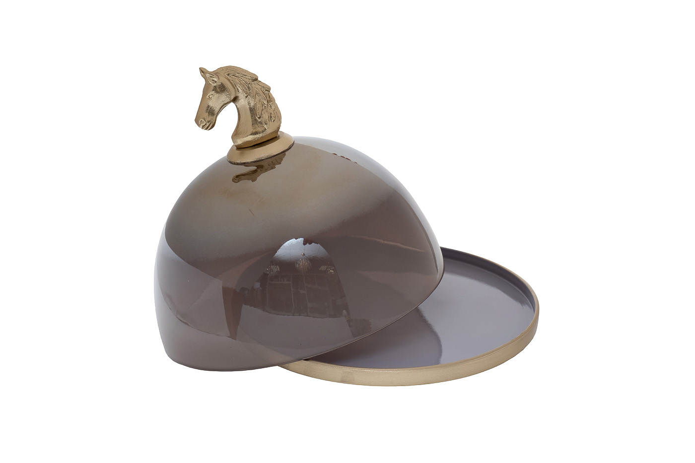 Блюдо с крышкой декоративное Horse Garda Decor 69-22295