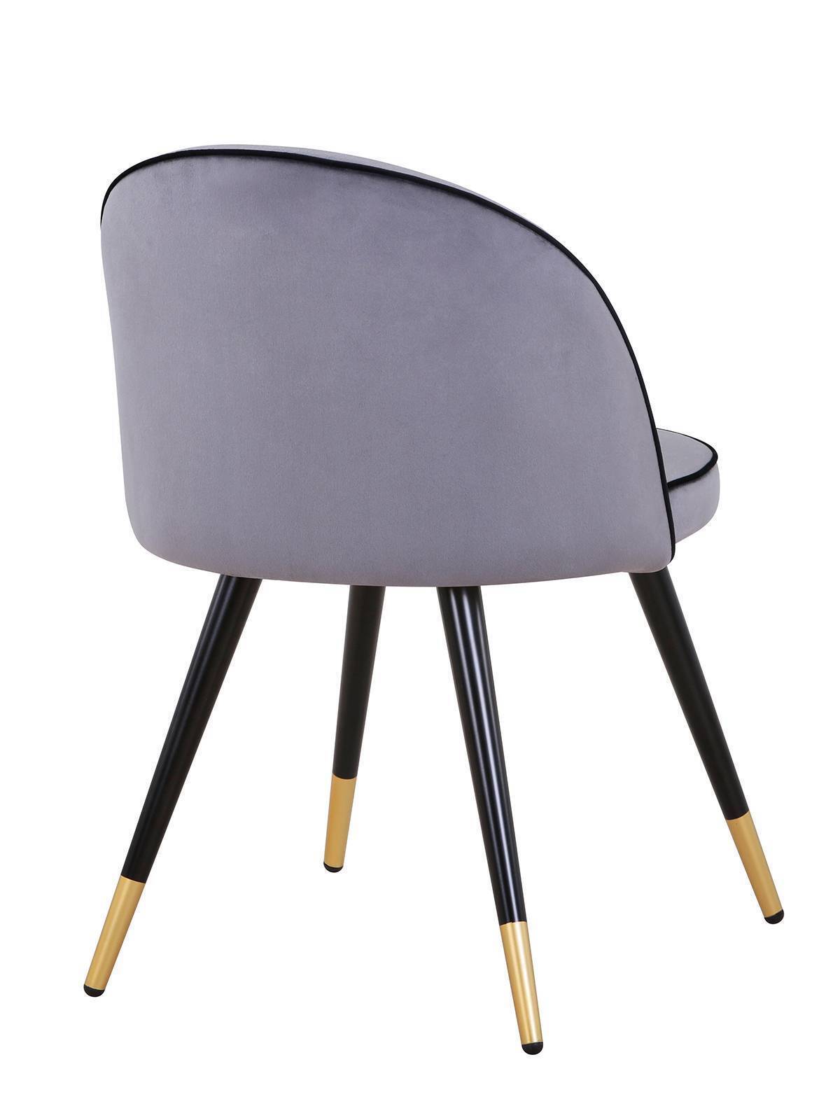 Стул Gabi LUX велюр серый Stool Group