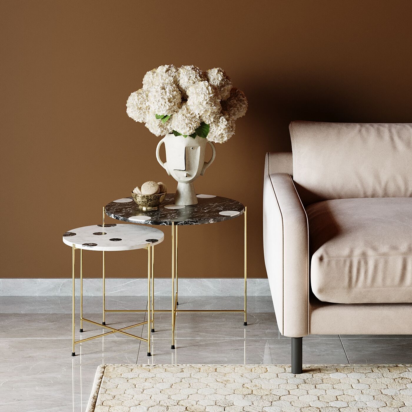 Столик приставной KARE Ambra 86336