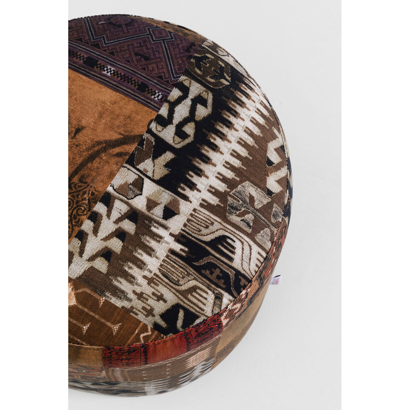 Пуф Cherry Tahiti Black Ø36cm Limited KARE 46249