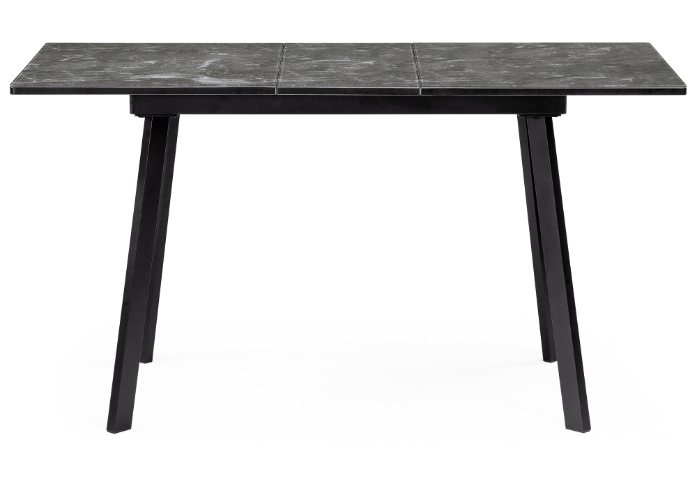 Стол стеклянный Woodville Агни 110 королевский мрамор / черный матовый 453136