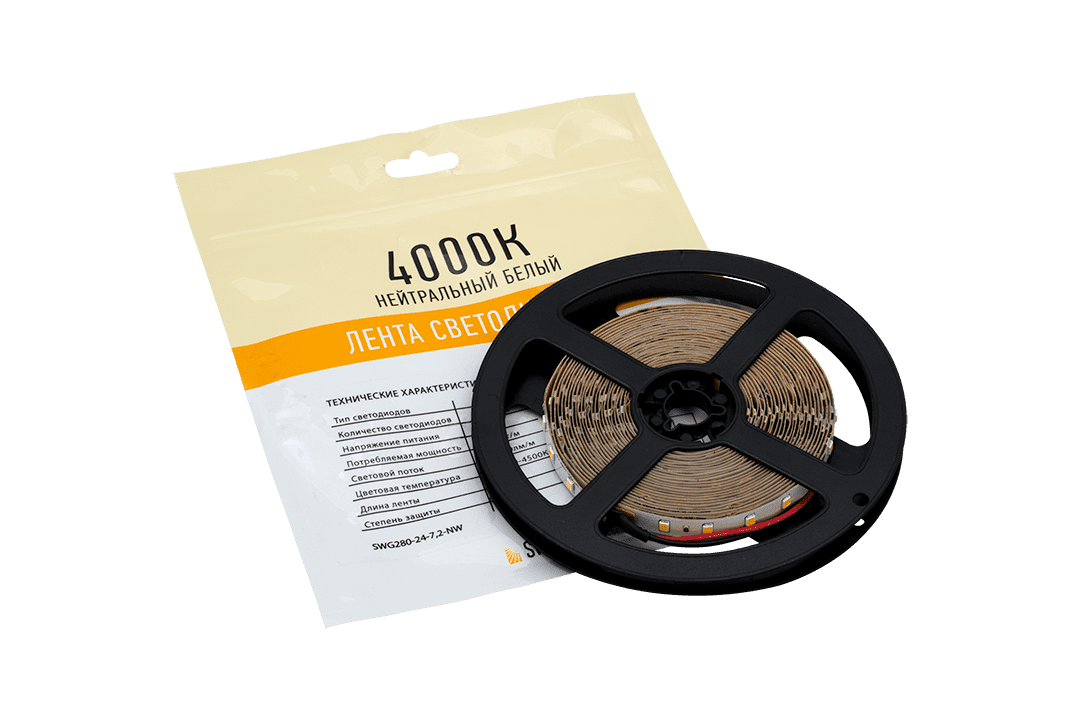 Лента светодиодная SWG SWG2P80-24-7.2-NW