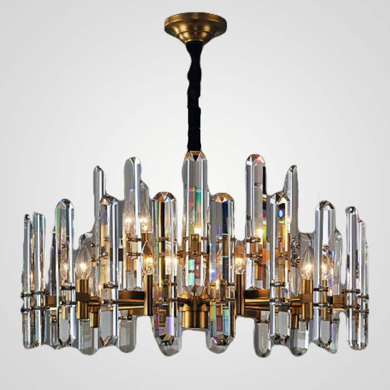 Люстра RH BONNINGTON Chandelier natural brass D900 by ImperiumLoft