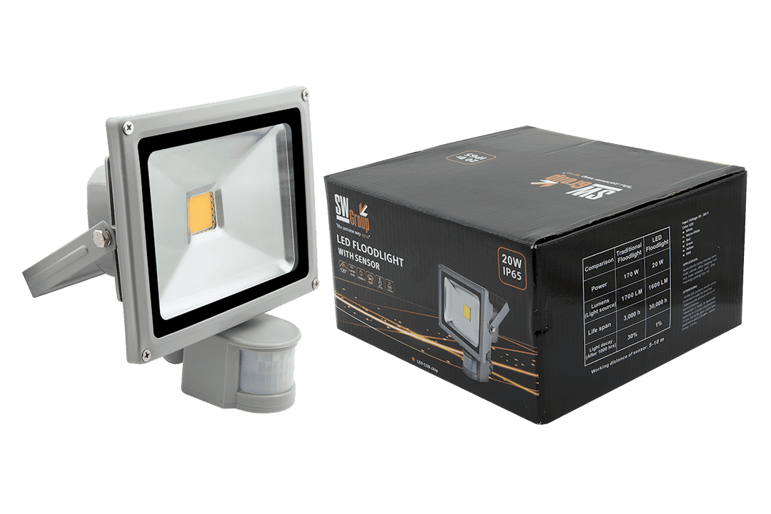 Прожектор светодиодный SWG FL-COB-20-WW-S