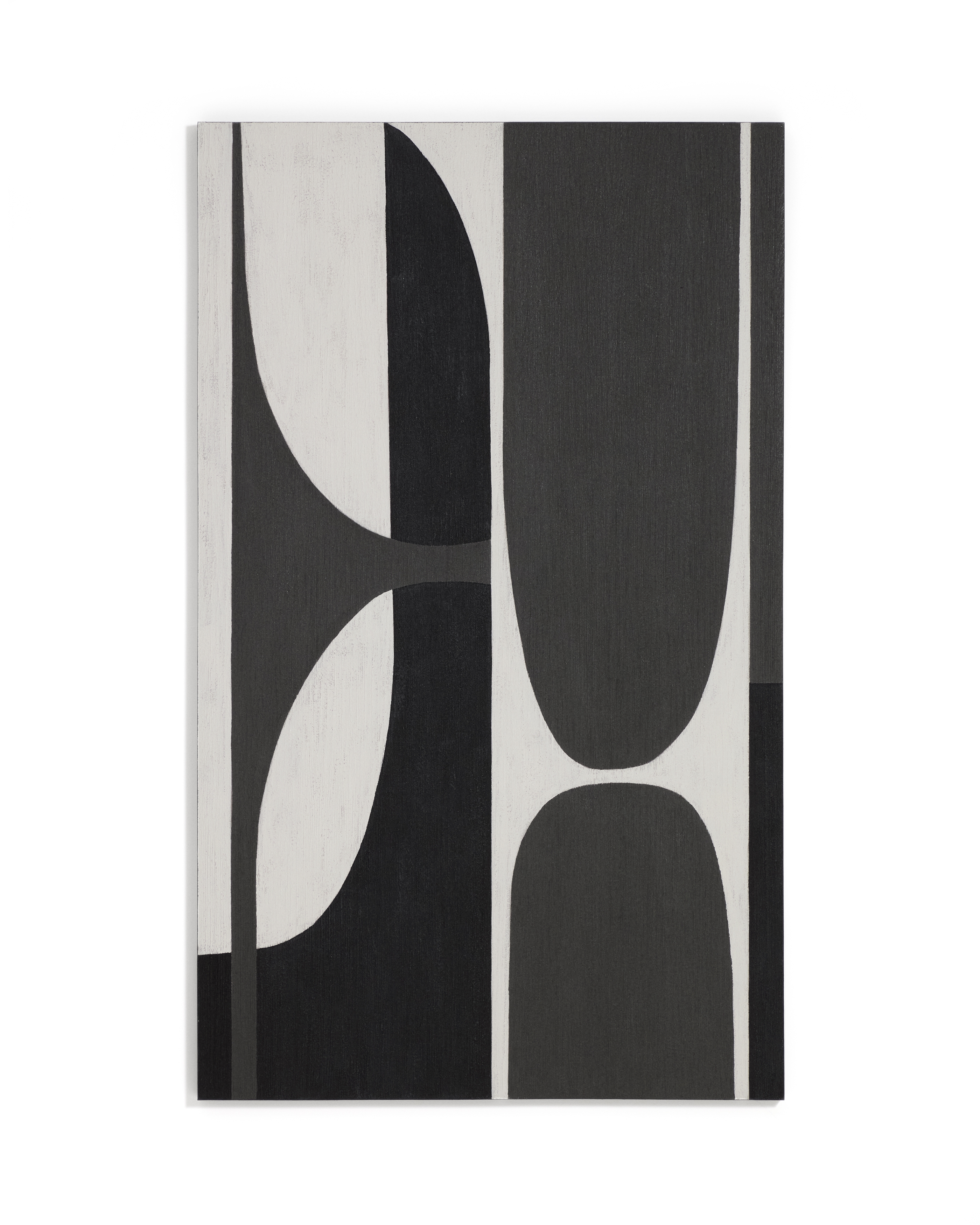 Абстрактная черно-белая картина Onure, 120 x 200 см La Forma 481273