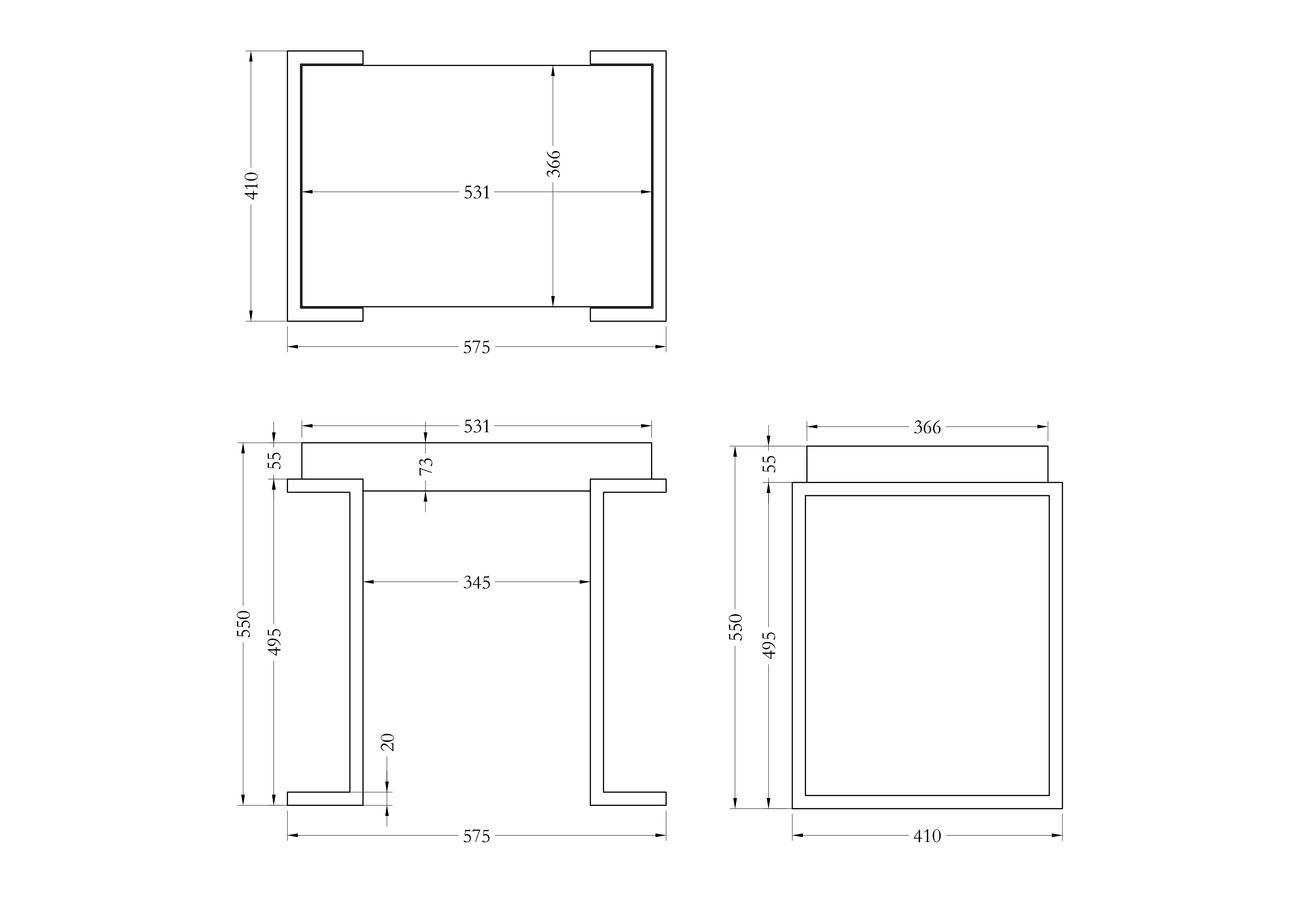 Столик журнальный зеркальный/хром Garda Decor KFG130