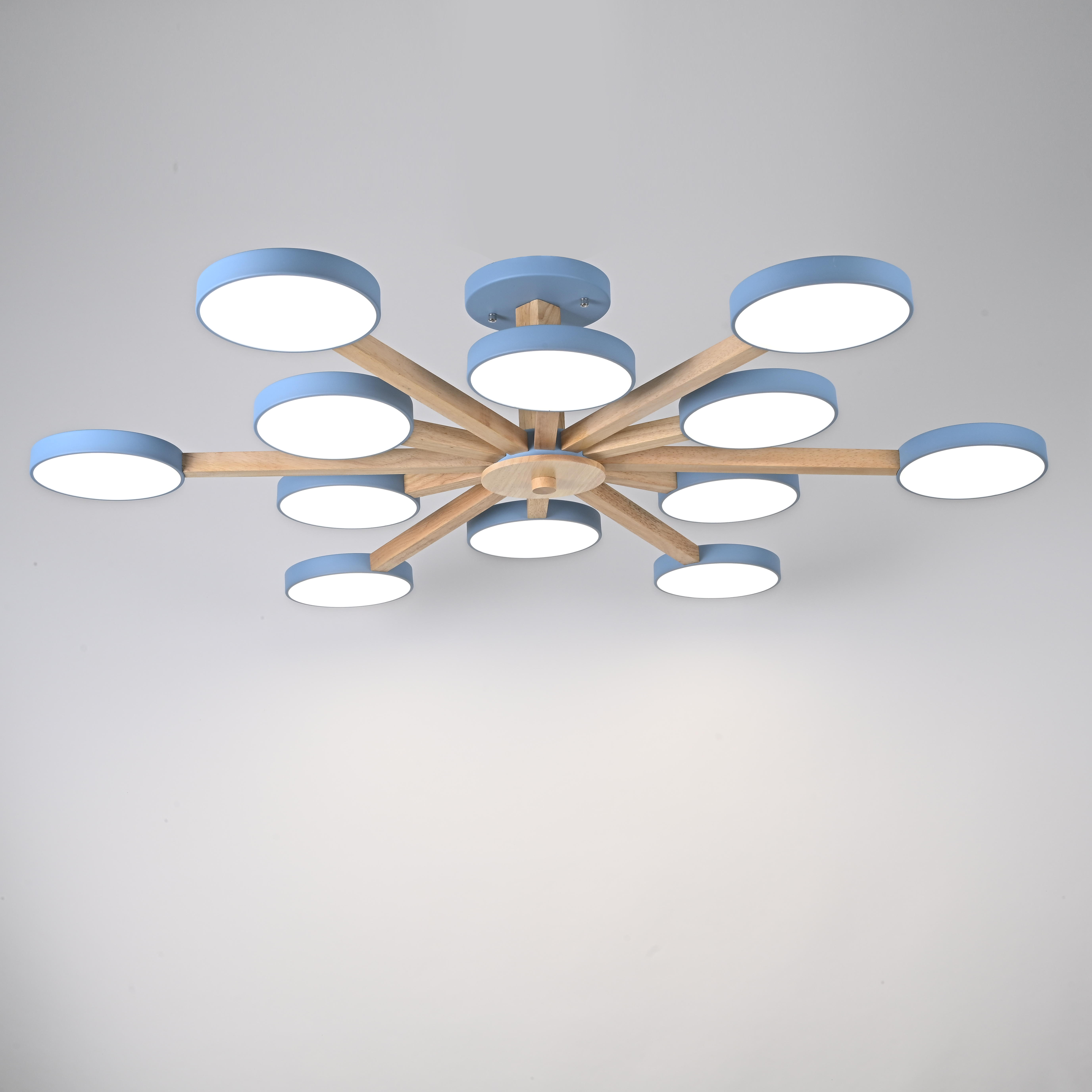Потолочный светильник TURNA L12 Blue by ImperiumLoft