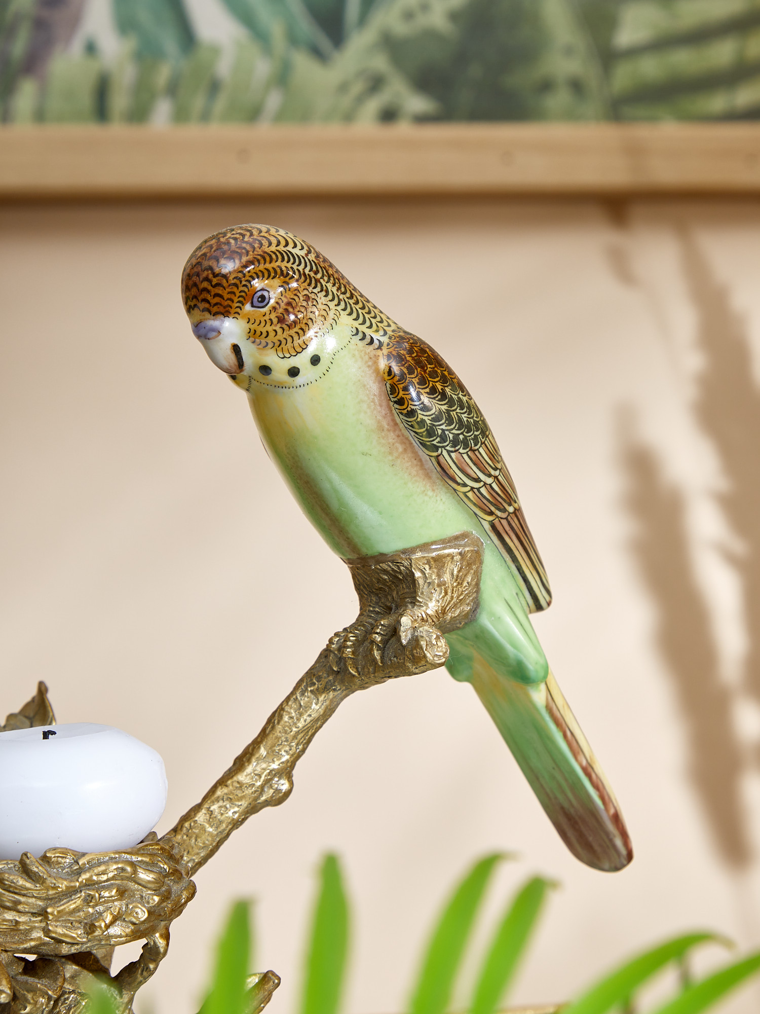 Подсвечник Птички Glasar 31G1038/F1229H/HFX1248