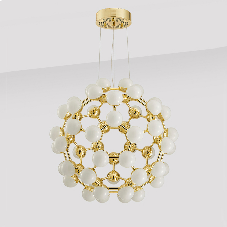 Подвесная люстра MESH D75 White by ImperiumLoft