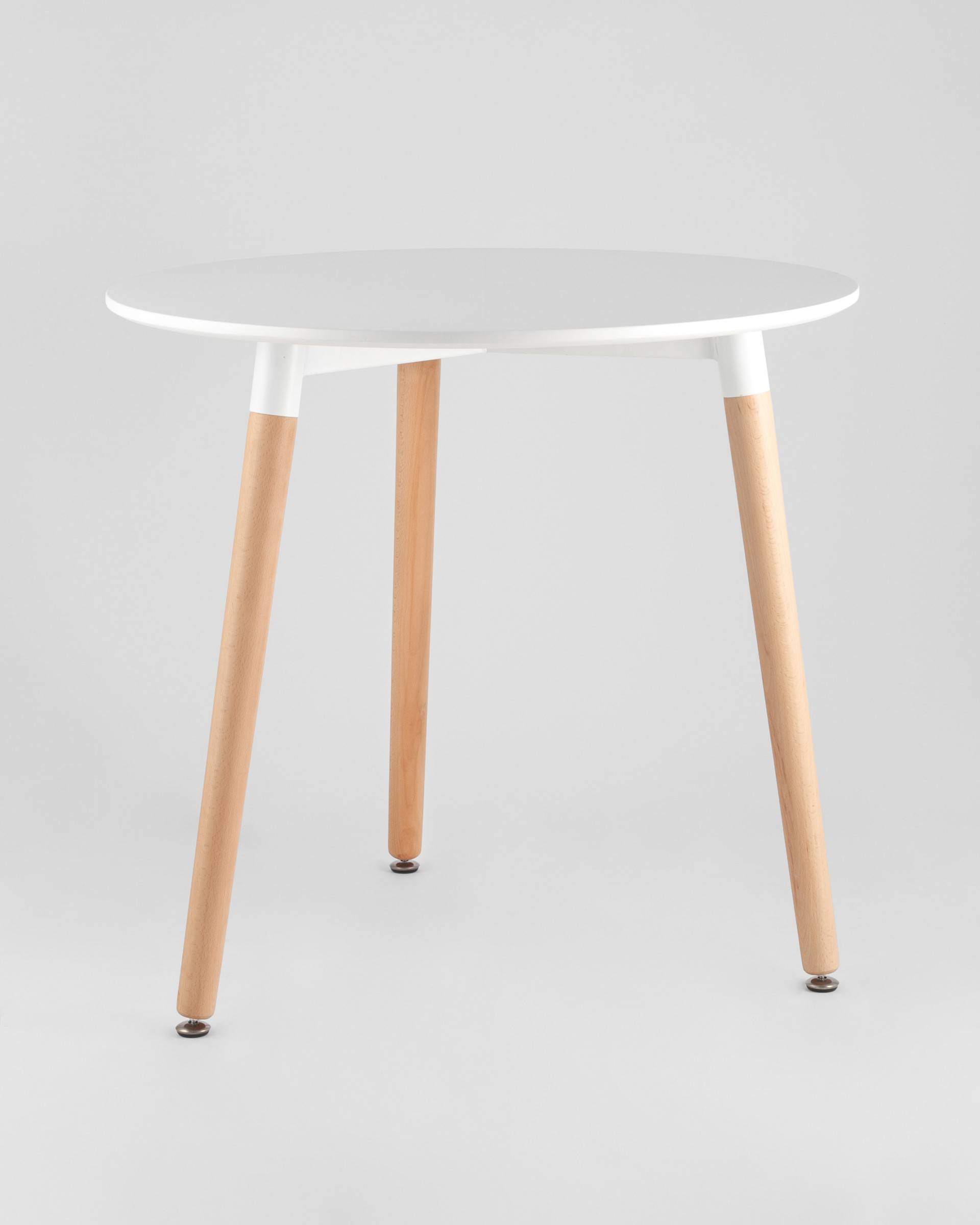 Стол круглый EAMES DST NEW D80 белый Stool Group