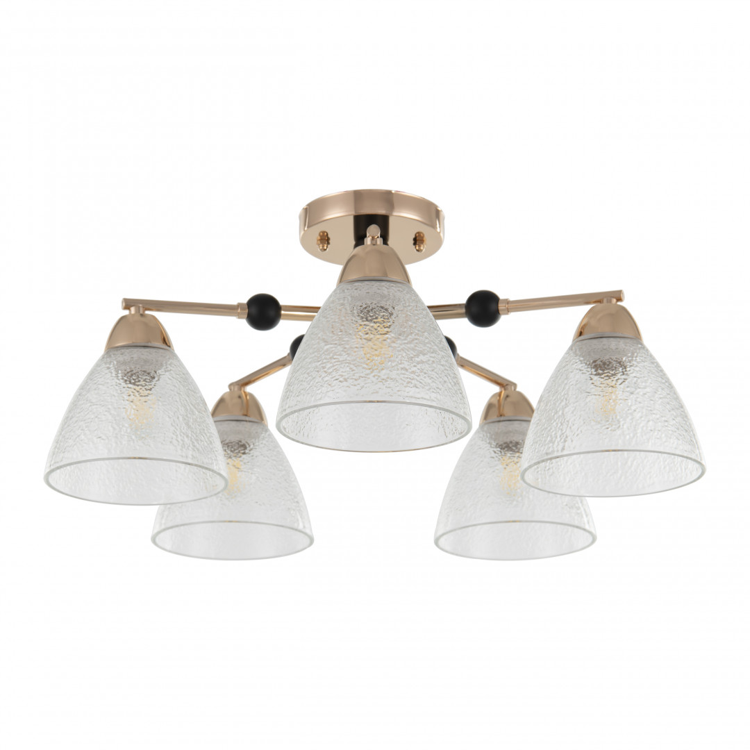 Люстра с плафонами 324119/5 FG+BK Arte Milano