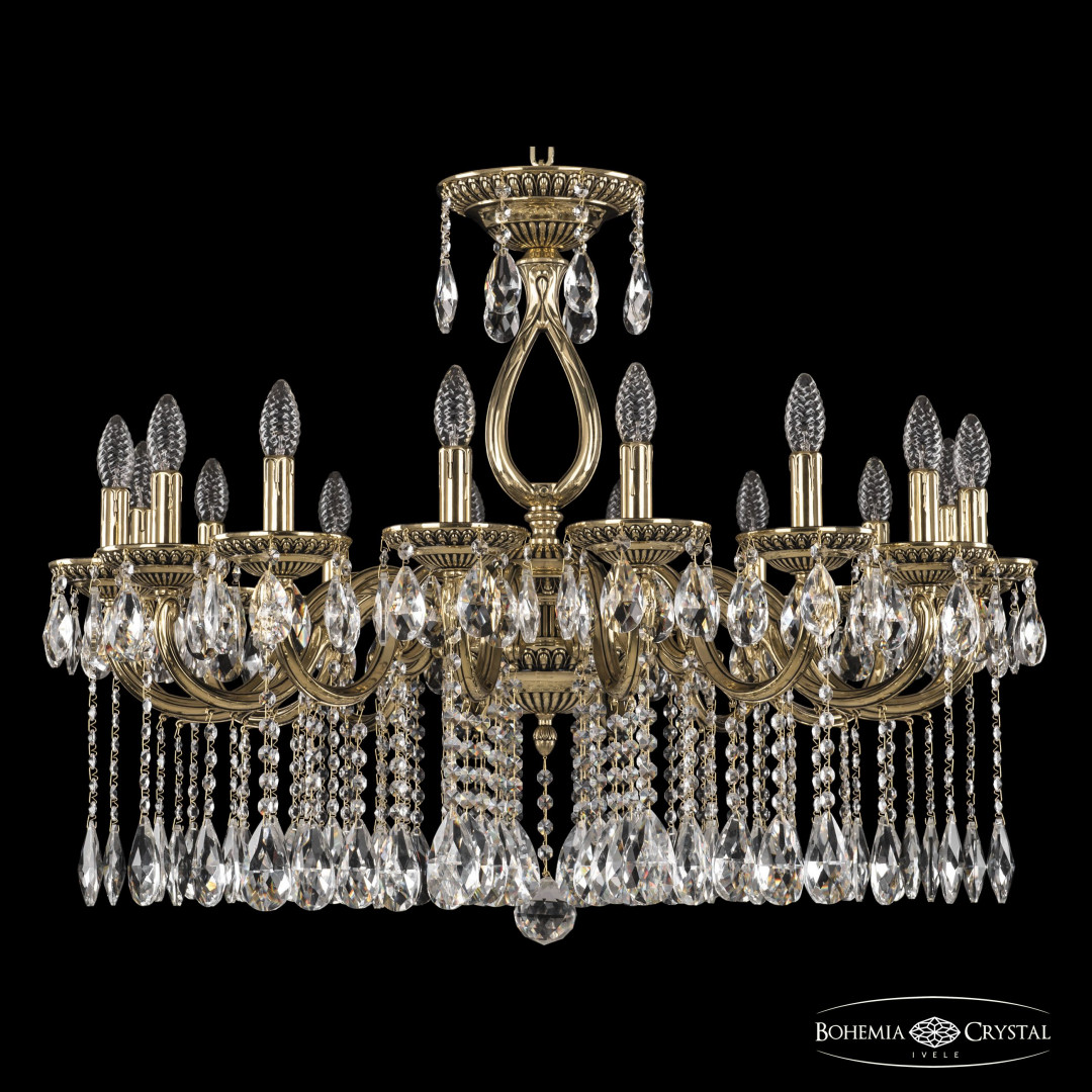 Люстра бронзовая с хрусталём 75301/16/300 A GB