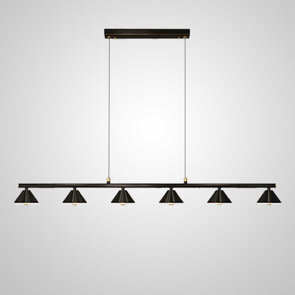 Подвесной светильник GENRE LONG L6 Black by ImperiumLoft