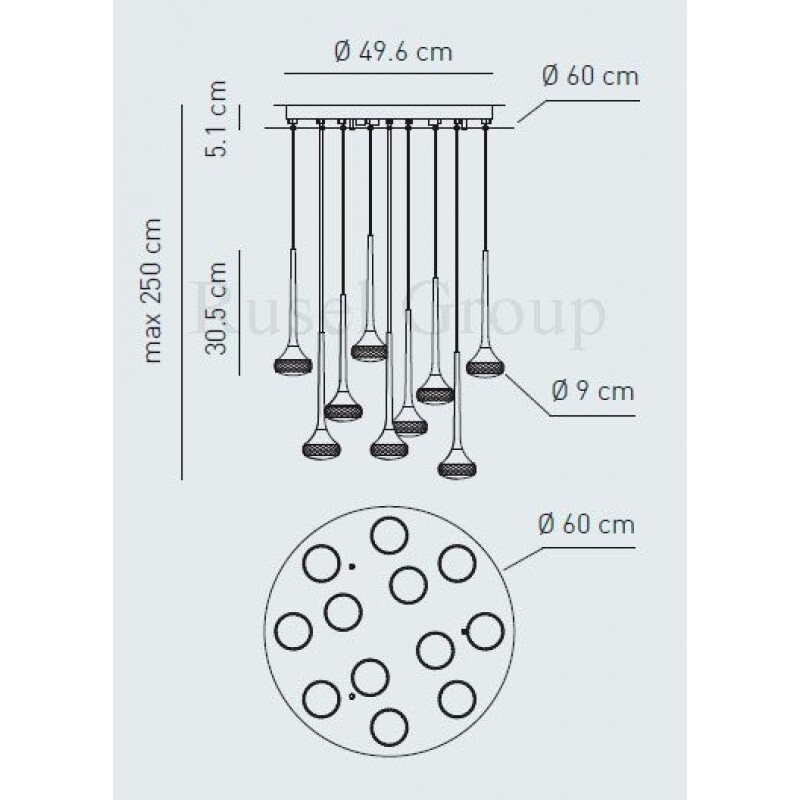 Подвесной светильник AXO LIGHT FAIRY SP 12